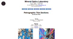 Desktop Screenshot of mineralopticslab.com