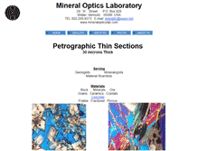 Tablet Screenshot of mineralopticslab.com